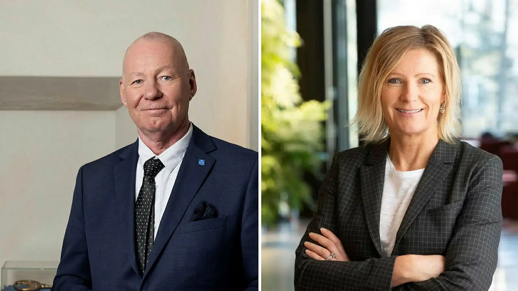 Anders Söderholm and Caroline Arehult